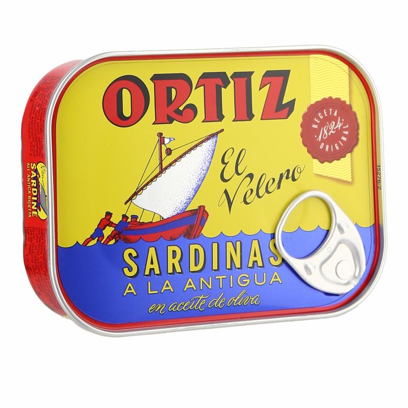 Ortiz, El Velero, Sardiner i olivenolie - 140 g.