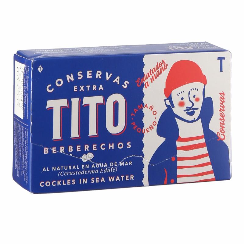 Tito Cockles in brine - Dark Blue