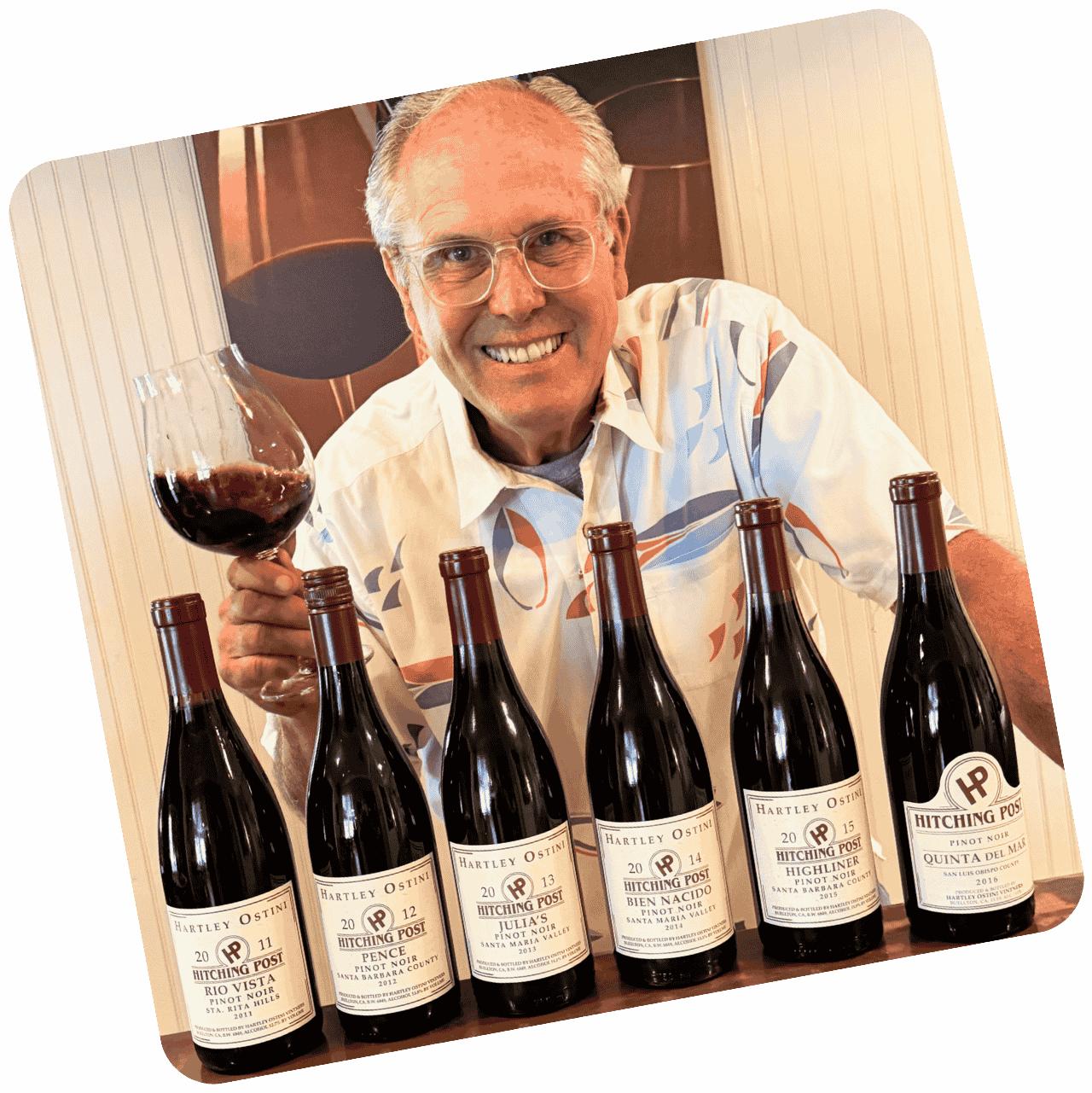 Smagekasse: Hitching Post 6 fl. Pinot Noir i 6 årgange